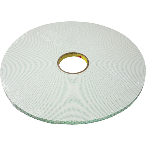Ruban double face en mousse d'ur&eacute;thane, 16,5 m (54') lo x 25,4 mm (1") la, 25 mils, Ur&eacute;thane Dufferin Supply