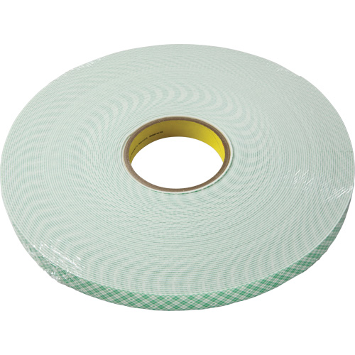 Ruban double face en mousse, 33 m (108') lo x 18 mm (3/4") la, 62,5 mils, Ur&eacute;thane Dufferin Supply