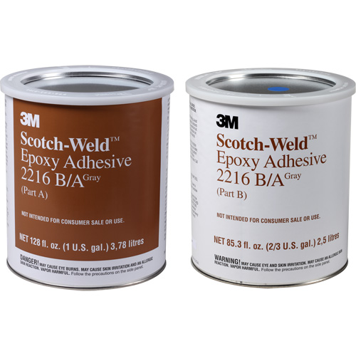 Scotch-Weld Adhesive, 1 gal., Pail, Two-Part, Grey Dufferin Supply