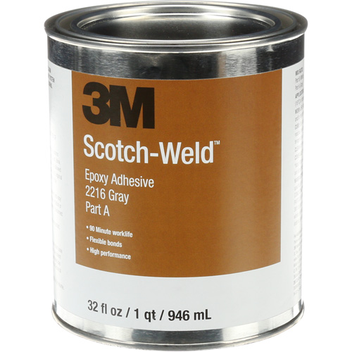 Adh&eacute;sif Scotch-Weld, 32 oz liq., Trousse, Deux composants, Gris Dufferin Supply