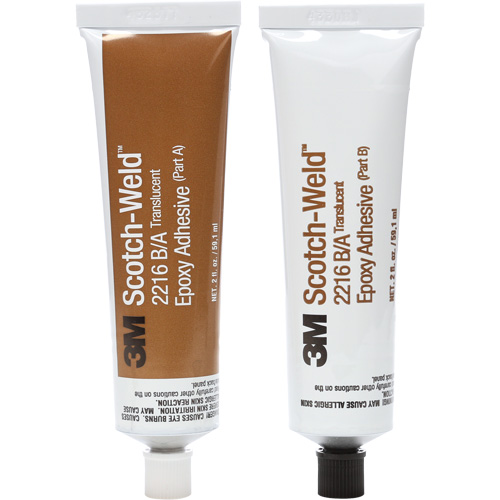 Adh&eacute;sif Scotch-Weld, 2 oz liq., Trousse, Deux composants, Translucide Dufferin Supply