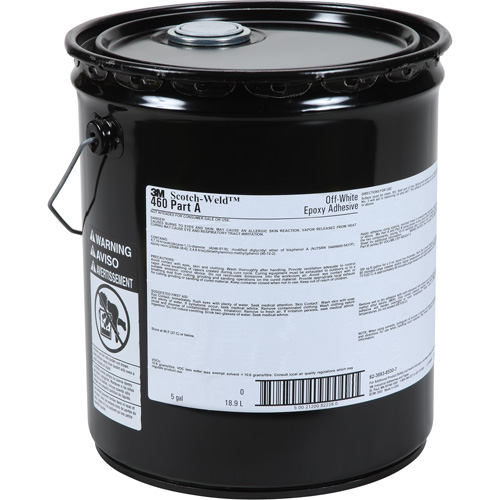 Adh&eacute;sif Scotch-Weld, 5 gal., Seau, Deux composants, Blanc cass&eacute; Dufferin Supply