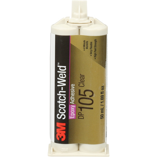 Adh&eacute;sif Scotch-Weld, 1,7 liq. oz., Cartouche, Deux composants, Translucide Dufferin Supply