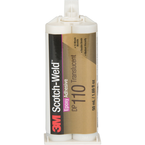 Scotch-Weld Adhesive, 1.64 fl. oz., Dual Cartridge, Two-Part, Clear Dufferin Supply