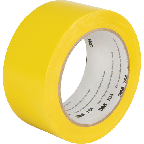 764 General-Purpose Vinyl Tape, 50.8 mm (2") W x 32.9 m (108') L, 5 mils, Yellow Dufferin Supply