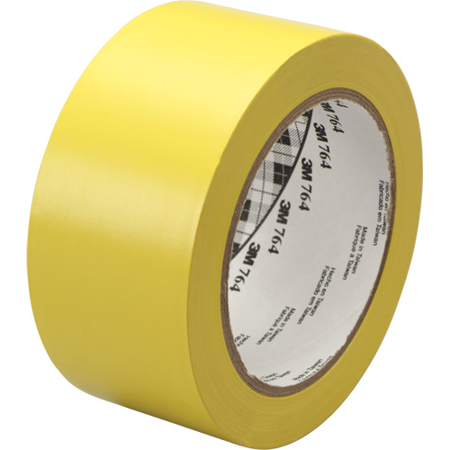 Ruban en vinyle pour travaux g&eacute;n&eacute;raux 764, 1245 mm (49") la x 32,9 m (108') lo, 5 mils, Jaune Dufferin Supply