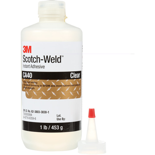 Adh&eacute;sif instantan&eacute; CA5 Scotch-Weld, Transparent, Bouteille, 1 lb Dufferin Supply
