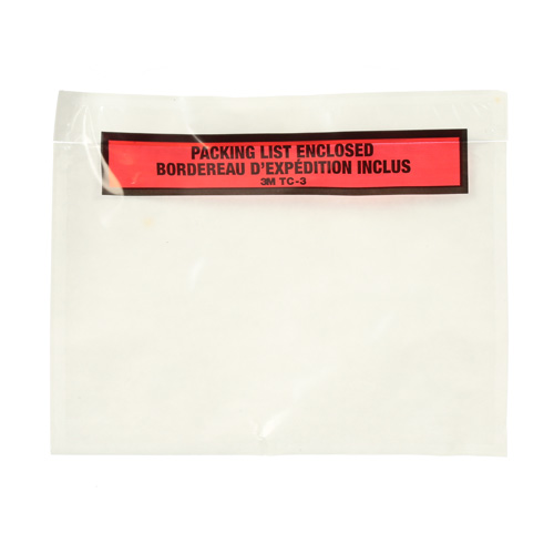Packing List Envelope, 7" L x 5" W, Endloading Style Dufferin Supply