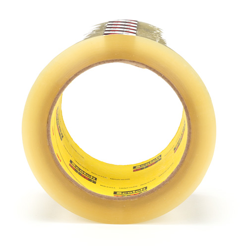 Ruban pour sceller les boîtes Scotch 375, Adh&eacute;sif Thermofusible, 3,1 mils, 72 mm (3") x 50 m (164') Dufferin Supply