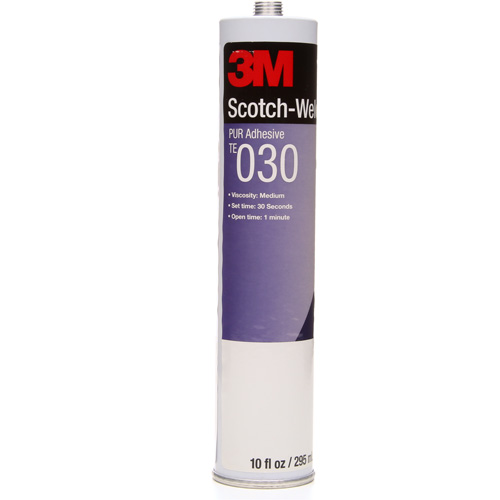 Scotch-Weld PUR Adhesive, 10 oz., Cartridge, Clear Dufferin Supply