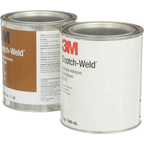 Adh&eacute;sif &agrave; base d'ur&eacute;thane 3549 Scotch-Weld, 64 oz liq., Canette, Brun Dufferin Supply