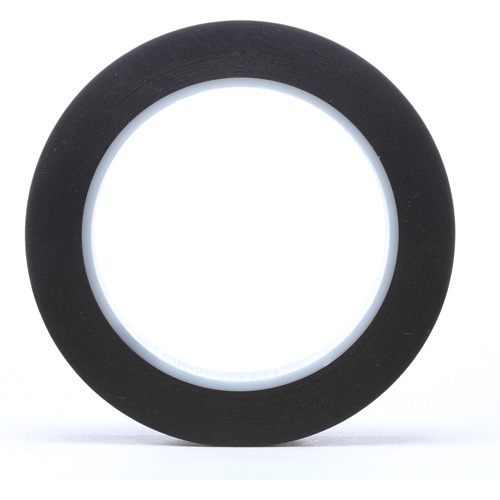 471 Vinyl Tape, 19 mm (3/4") W x 32.9 m (108') L, 5.2 mils, Black Dufferin Supply