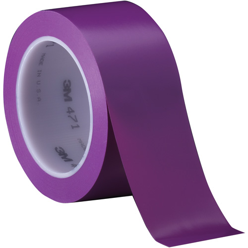 Ruban en vinyle 471, 50,8 mm (2") la x 32,9 m (108') lo, 5,2 mils, Mauve Dufferin Supply
