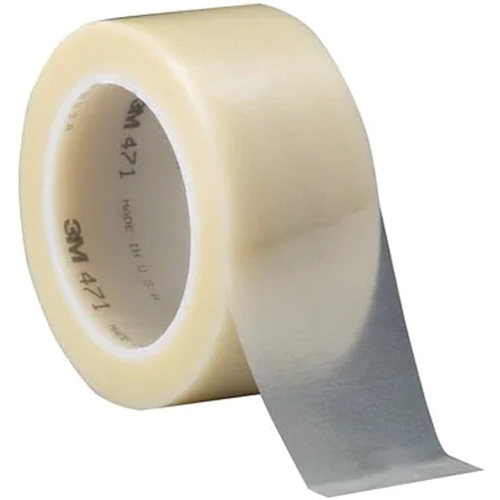 471 Vinyl Tape, 102 mm (4") W x 32.9 m (108') L, 5.3 mils, Yellow Dufferin Supply
