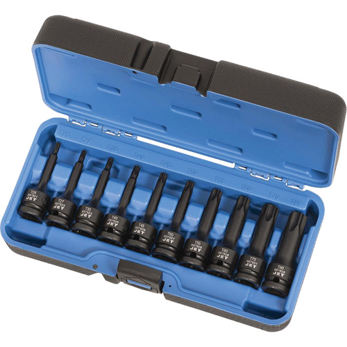 PTB-1210 Jeu de douilles &agrave; chocs DriveTorx &agrave; prise 1/2", Torx, Prise 1/2", 10 mr Dufferin Supply