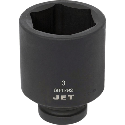 Socket, Impact, 3", 1" Drive, 6 Points, Deep Dufferin Supply