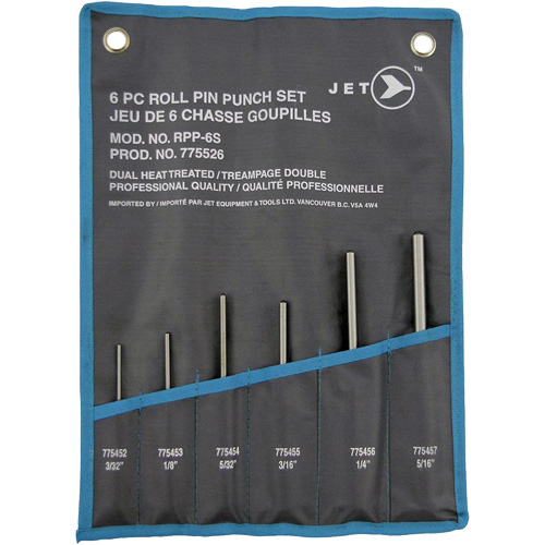 RPP-6S Roll Pin Punch Set, 6 Pieces Dufferin Supply