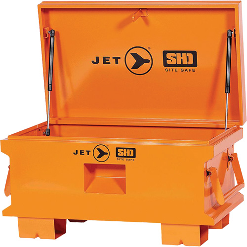 JSB-3219 Super Heavy-Duty Jobsite Tool Storage Box, 32-1/8" x 19" x 17-1/2", Steel, Orange Dufferin Supply