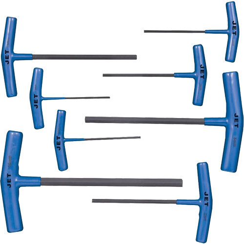 JTHK-8M Jeu de cl&eacute;s hexagonales avec manche en T, 8 mcx, M&eacute;trique/Torx Dufferin Supply