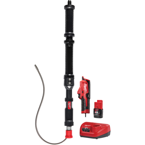 M12 Trapsnake Urinal Auger, Powered, Bulb, 4' Cable Length, 3/8" Cable Diameter Dufferin Supply