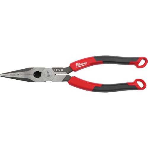 Long Nose Comfort Grip Pliers, 8" L Dufferin Supply