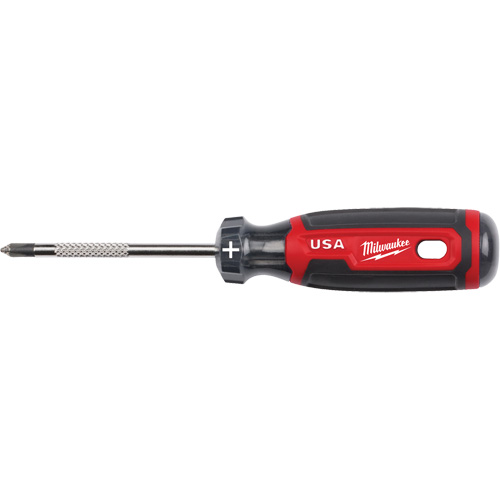 Tournevis Phillips, Tige de #1, Ronde, 170 mm lo, Prise en Coussin&eacute;e Dufferin Supply
