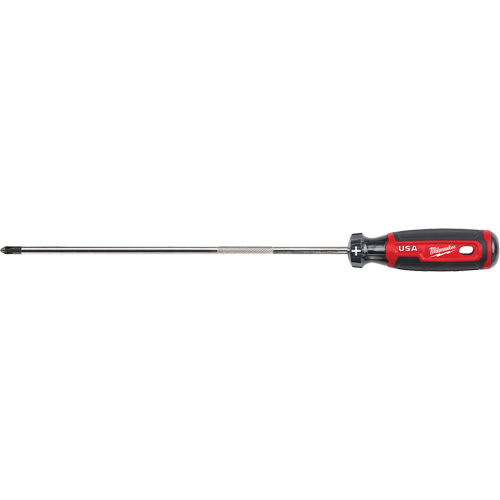 Tournevis Phillips, Tige de #2, Ronde, 363 mm lo, Prise en Coussin&eacute;e Dufferin Supply