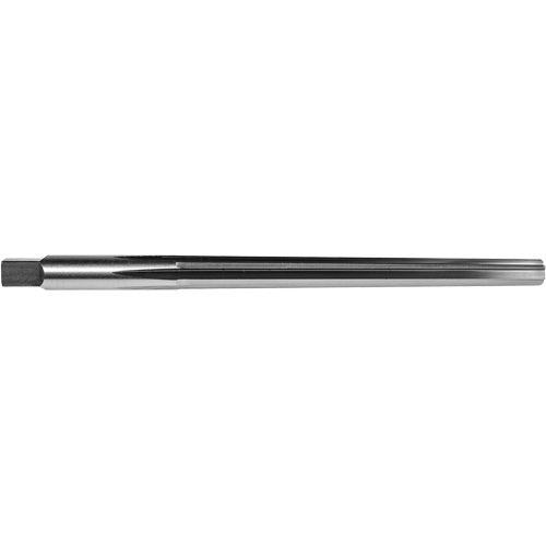 Bright Silver Coated Taper Pin Reamer, Spiral Flute, High Speed Steel Dufferin Supply
