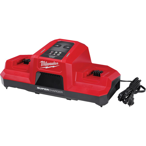 Super chargeur &agrave; double baie simultan&eacute;e M18, 18 V, Lithium-ion Dufferin Supply