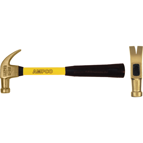 Curved-Claw Nail Hammer, 0.75 lbs. Head Weight, 14" L Dufferin Supply