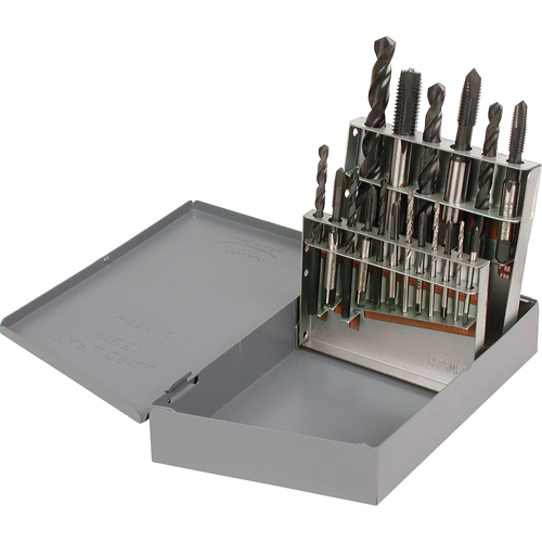 Blue Wizard Tap & Drill Set, 18 Pieces Dufferin Supply