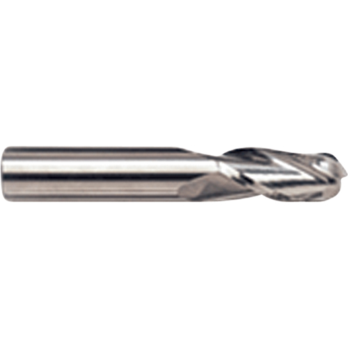 Ball Nose End Mill, 1/8" Dia., 4 Flutes, Carbide Dufferin Supply