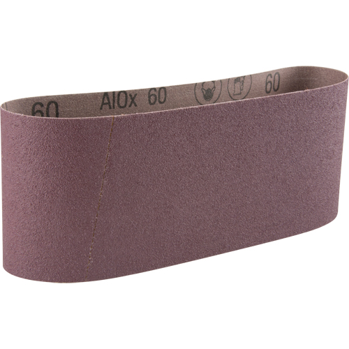 Courroie abrasive en toile 341D, 4" la x 24" lo, Oxyde d'aluminium, Grain 60 Dufferin Supply