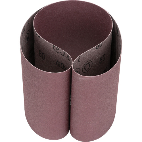 Courroie abrasive en toile 341D, 6" la x 48" lo, Oxyde d'aluminium, Grain 80 Dufferin Supply