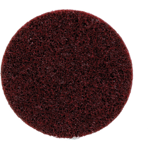 Disque &agrave; bande de conditionnement de surface Scotch-Brite, 3" dia., Grain Moyen, Oxyde d'aluminium Dufferin Supply