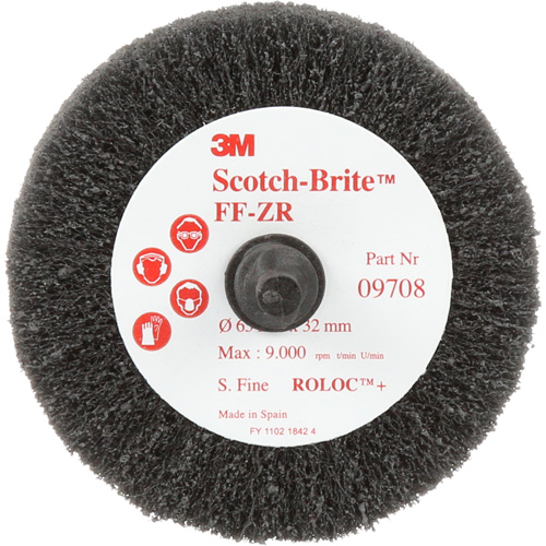 Scotch-Brite Cut & Polish Flap Brush, Aluminum Oxide, Fine Grit, 2-1/2" x 1-1/4" x 1/4" Dufferin Supply