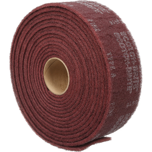 Scotch-Brite Clean & Finish Roll, Medium, Aluminum Oxide, 4" W x 30' L Dufferin Supply