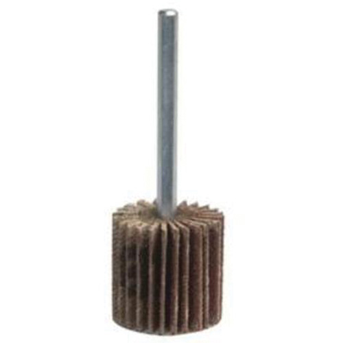 Grind-O-Flex Mini Mounted Flap Wheel, Aluminum Oxide, 120 Grit, 2" x 1" x 1/4" Dufferin Supply