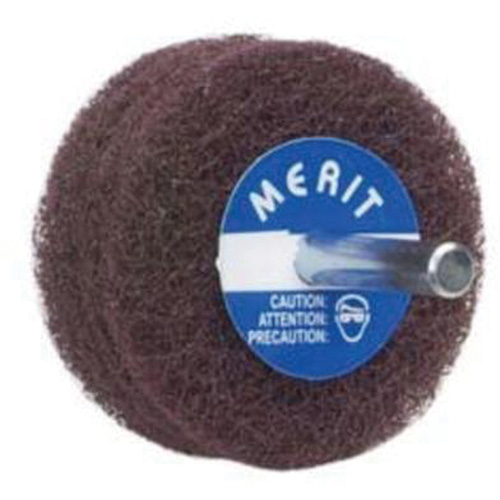 Abrasotex Non-Woven Disc Wheel, 3" Dia. x 1" W, 1/4" Arbor, Aluminum Oxide Dufferin Supply