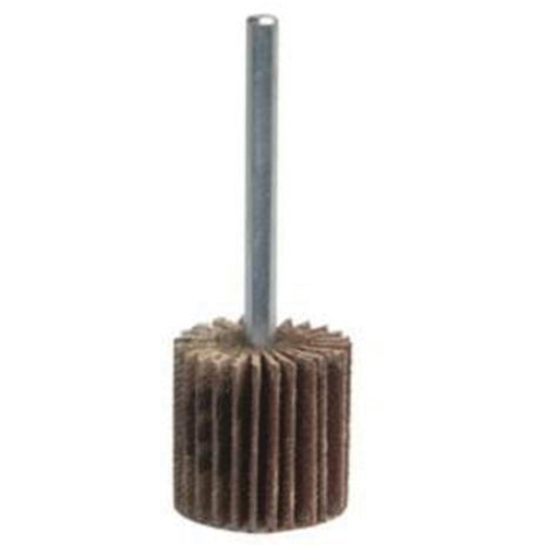 Grind-O-Flex Mini Mounted Flap Wheel, Aluminum Oxide, 240 Grit, 2" x 1/2" x 1/4" Dufferin Supply