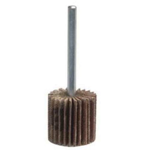 Grind-O-Flex Mini Mounted Flap Wheel, Aluminum Oxide, 320 Grit, 2" x 1/2" x 1/4" Dufferin Supply