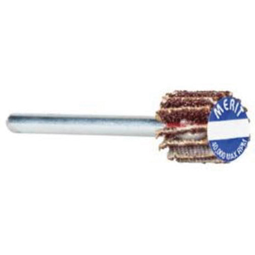 High Performance Micro-Mini Flap Wheel, Aluminum Oxide, 120 Grit, 3/4" x 1/2" x 1/8" Dufferin Supply