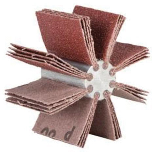 Plain Flap B-825 Bore Polisher, Aluminum Oxide, 120 Grit, 5-3/4" x 1-1/2" x Dufferin Supply
