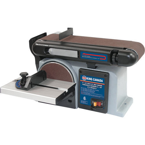 Ponceuses &agrave; bande &agrave; disque, 4" la x 36" lo Bande, 6" Disque Dufferin Supply