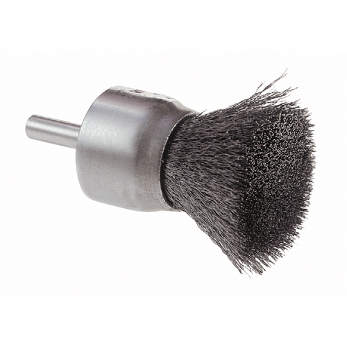Brosse mont&eacute;e &agrave; fils ondul&eacute;s, 1", Fils 0.006 Dufferin Supply