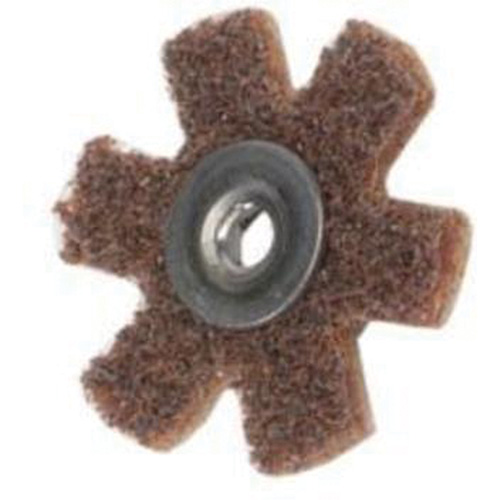Abrasotex Surface Preparation Star, 1-1/2" Dia., Coarse Grit, Aluminum Oxide Dufferin Supply