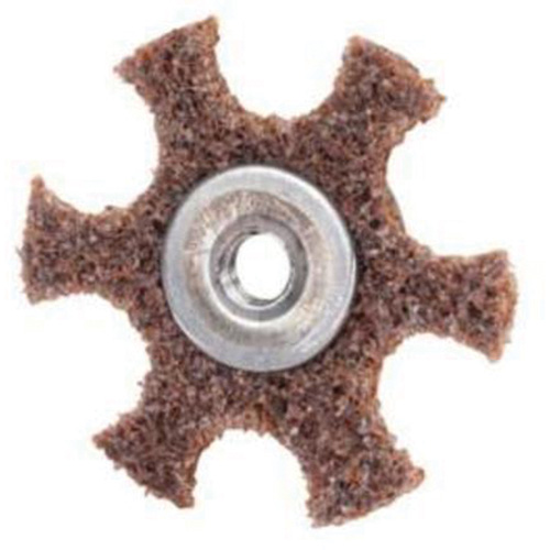 Disque abrasif en forme d'&eacute;toile pour pr&eacute;paration de surface Abrasotex , 2" dia., Grain Cors&eacute;, Oxyde d'aluminium Dufferin Supply