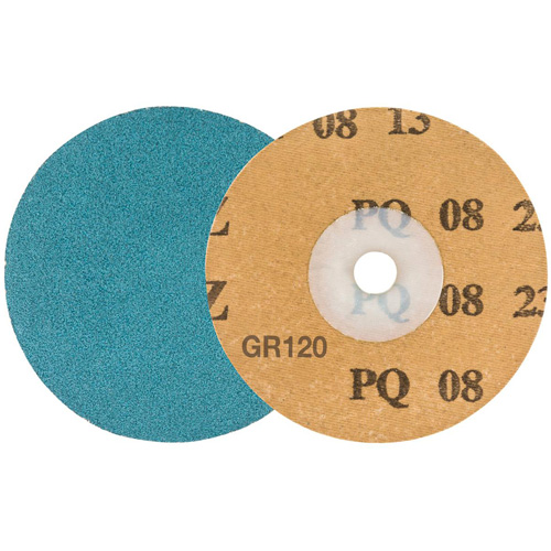Disque de ponçage TWIST TOPCUT, 3" dia., Grain 120, Zirconium Dufferin Supply