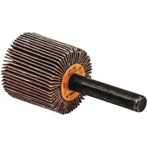 Flap Wheels-Coolcut Flap Wheels, Aluminum Oxide, 120 Grit, 1" x 1" x 1/4" Dufferin Supply