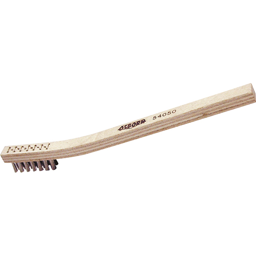 Petites brosse de nettoyage, Acier inoxydable, 3" x 7" rangs de fils, Longueur 7-1/2" Dufferin Supply